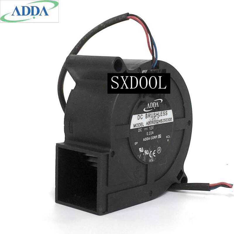 Adda ab06012hb250300 6025 6cm 12v 0.22a  ǳ ð ҿ